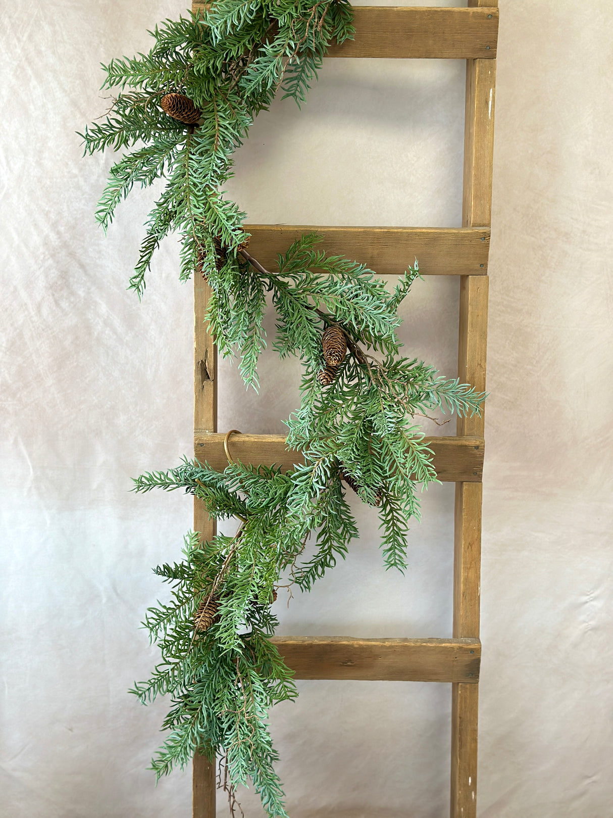 66" All Is Calm Pine Garland