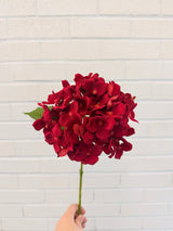 Red Royal Hydrangea Spray