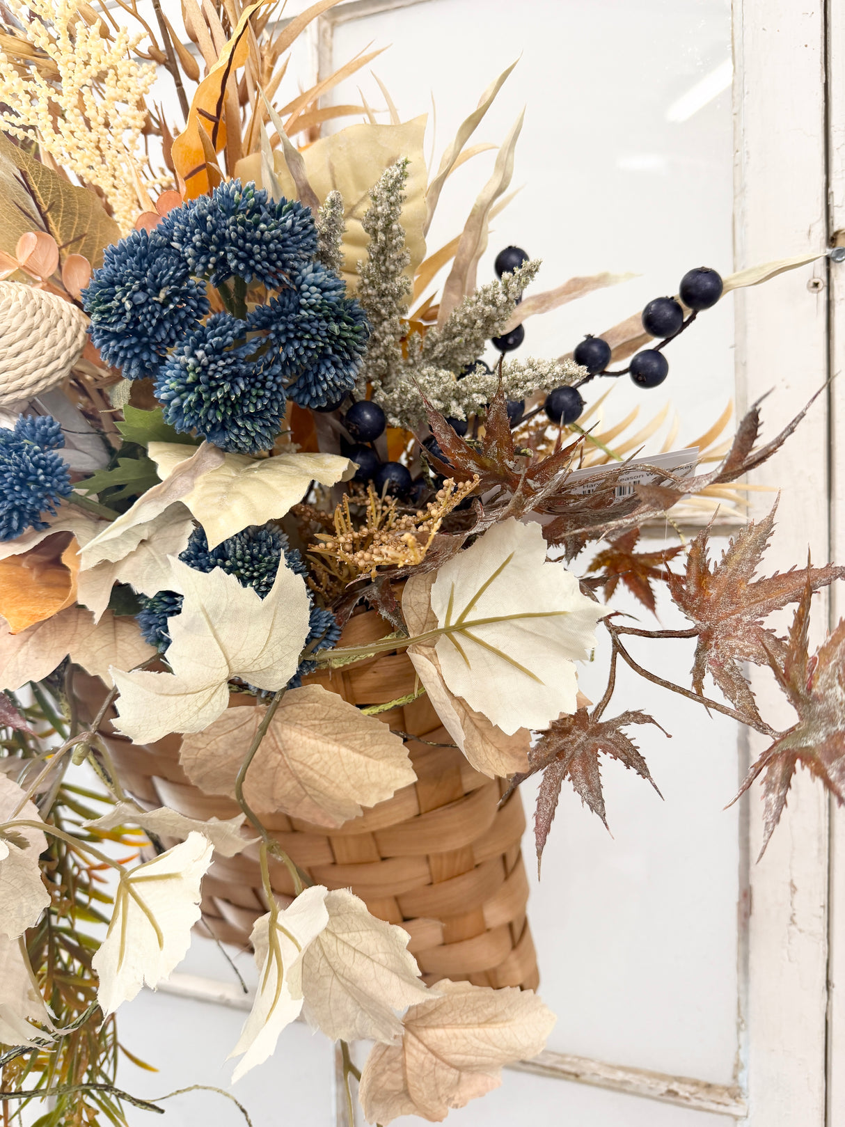 35" Harvest Season Wall Basket