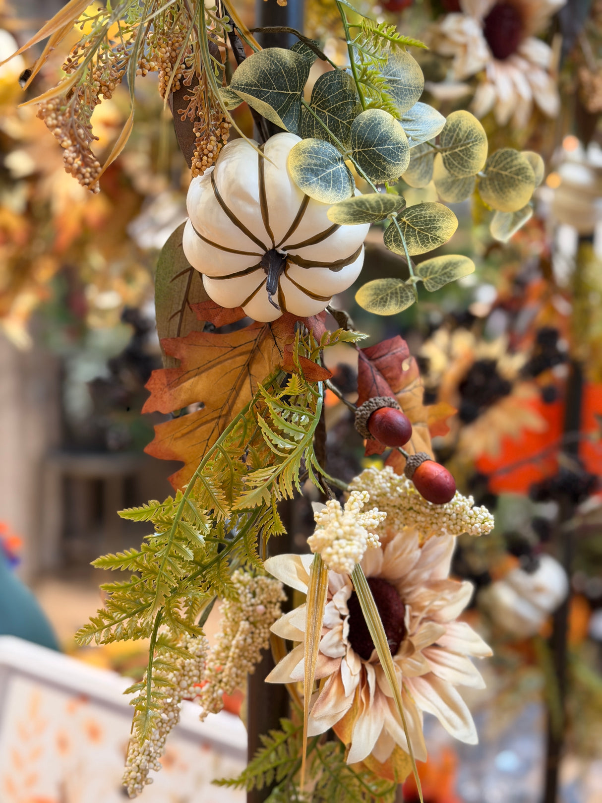 6' Liam Pumpkin Garland