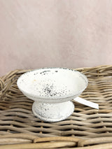 Cream Pedestal Plate