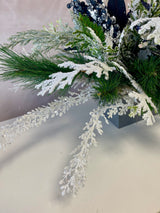 27" Bejeweled Poinsettia Centerpiece