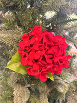 Red Royal Hydrangea Spray