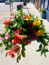 23" Summer Tropical Breeze Hanging Basket