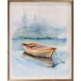 Boat Peaceful Wood Art