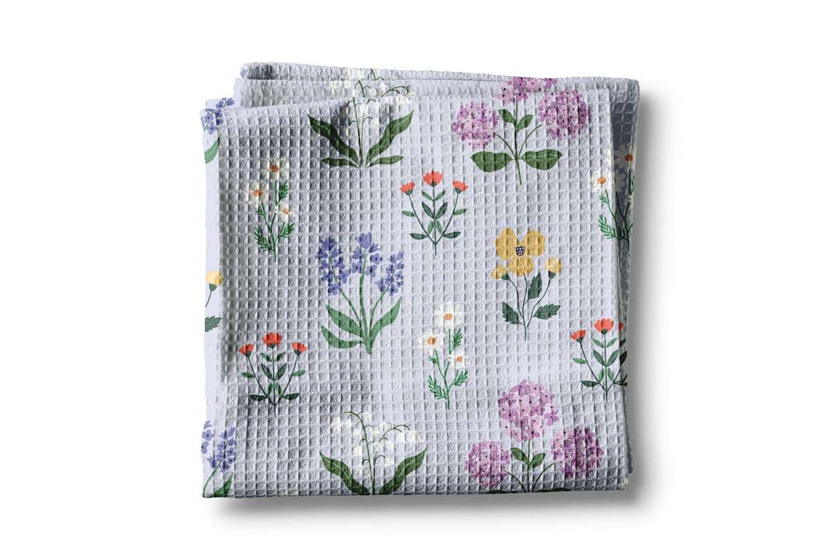 Spring Floral Tea Towel