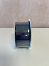 Deep Navy Linen Ribbon Bolt