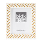 8x10” White Resin Criss Cross Picture Frame