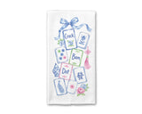 Mahjong Crack Bam Waffle Tea Towel