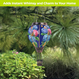 Colorful Hydrangeas Solar Balloon Lantern
