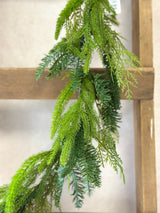 6' Real Touch Shelter Belt Pine Garland