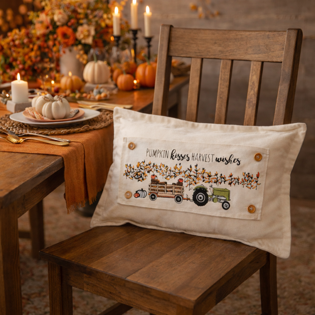 Fall Farm Interchangeable Pillow Panel