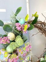 22" Spring Egg Wreath