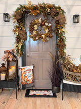 Bittersweet bendy vine garland styled for Fall home decor from Magnolias Home Decor