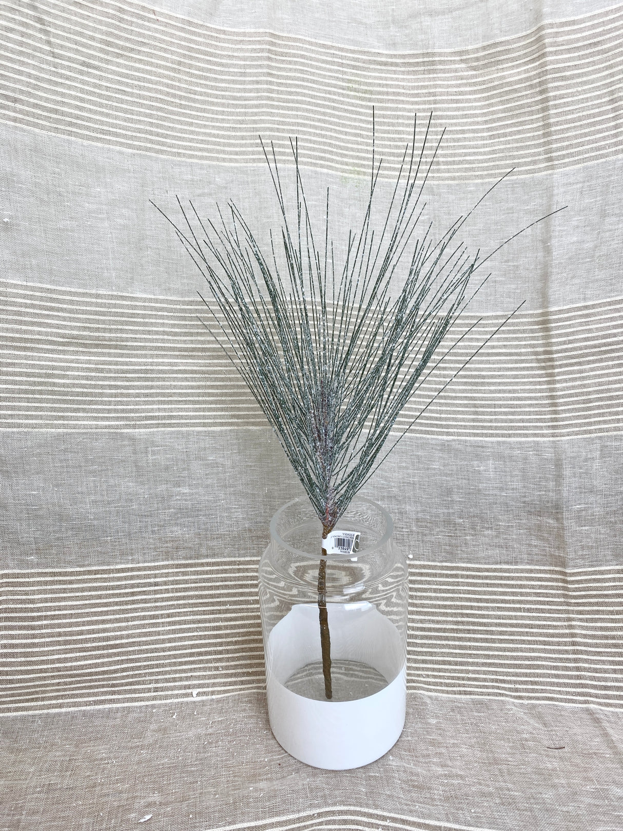 Snowy Long Needle Pine Spray