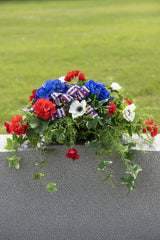 30" UV Protect Patriotic Charm Memorial Saddle