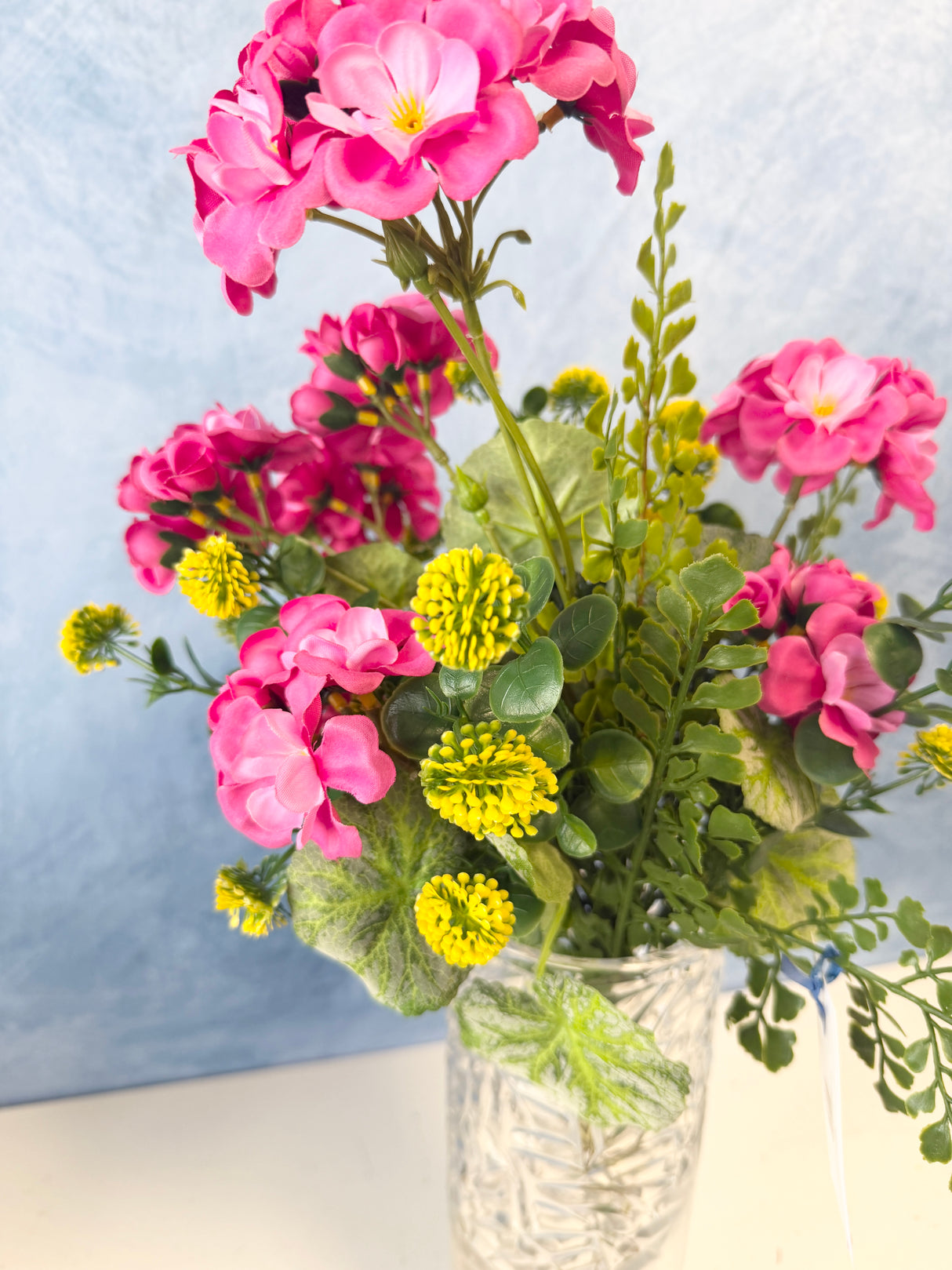 21" Geranium Drop-In