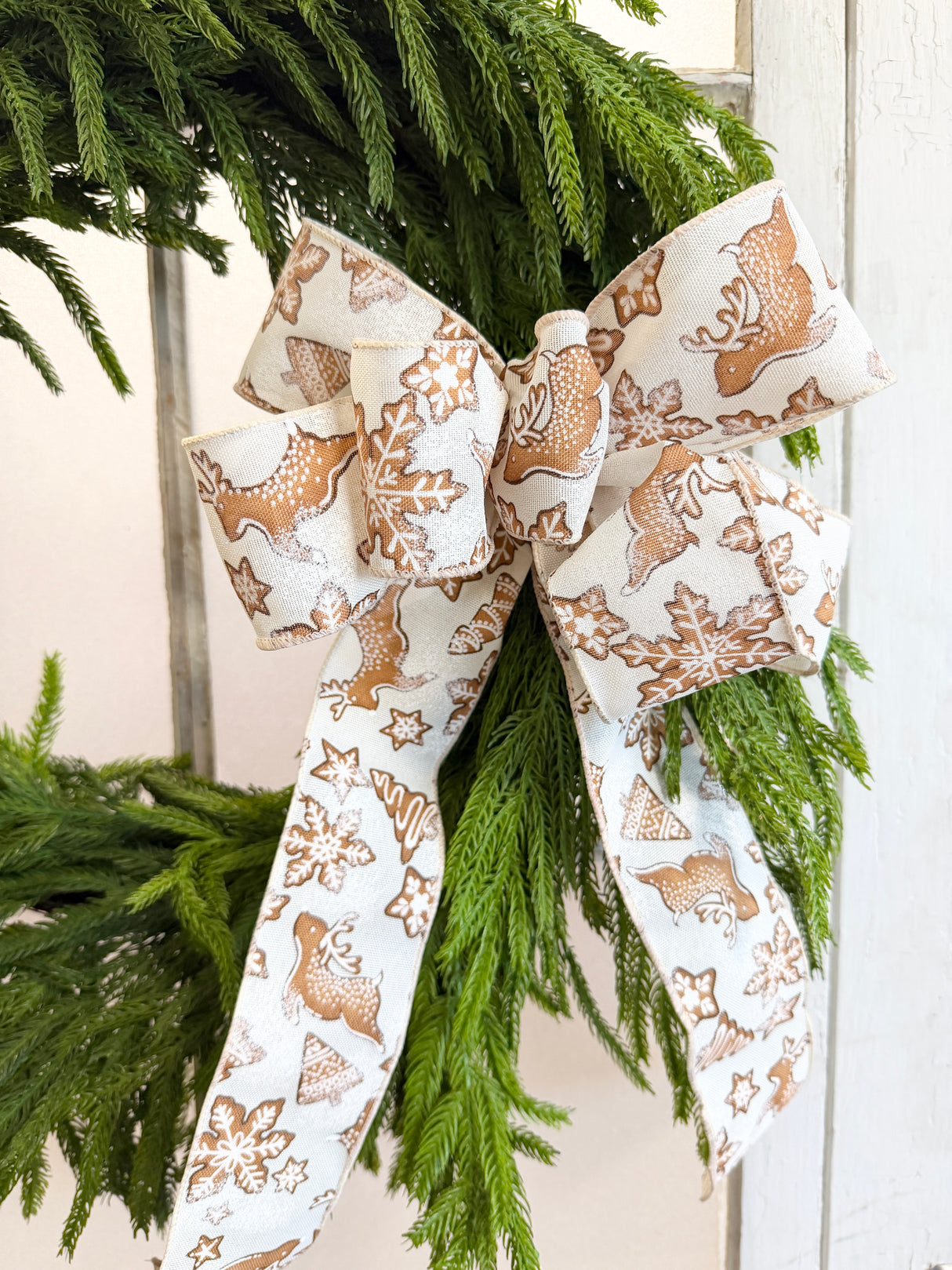 14" Gingerbread Bow