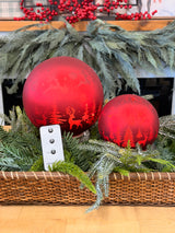 Rotating Red Lighted Orb Set
