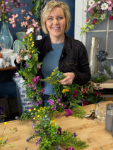 6' Mixed Chrysanthemum Garland