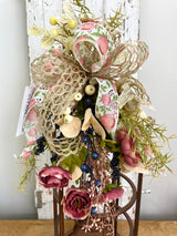 10" Muted Meadow Lantern Swag