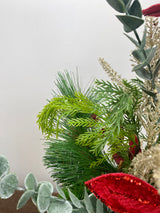 27" Homespun Christmas Drop-in