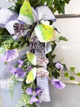 37" Lavender Morning Swag