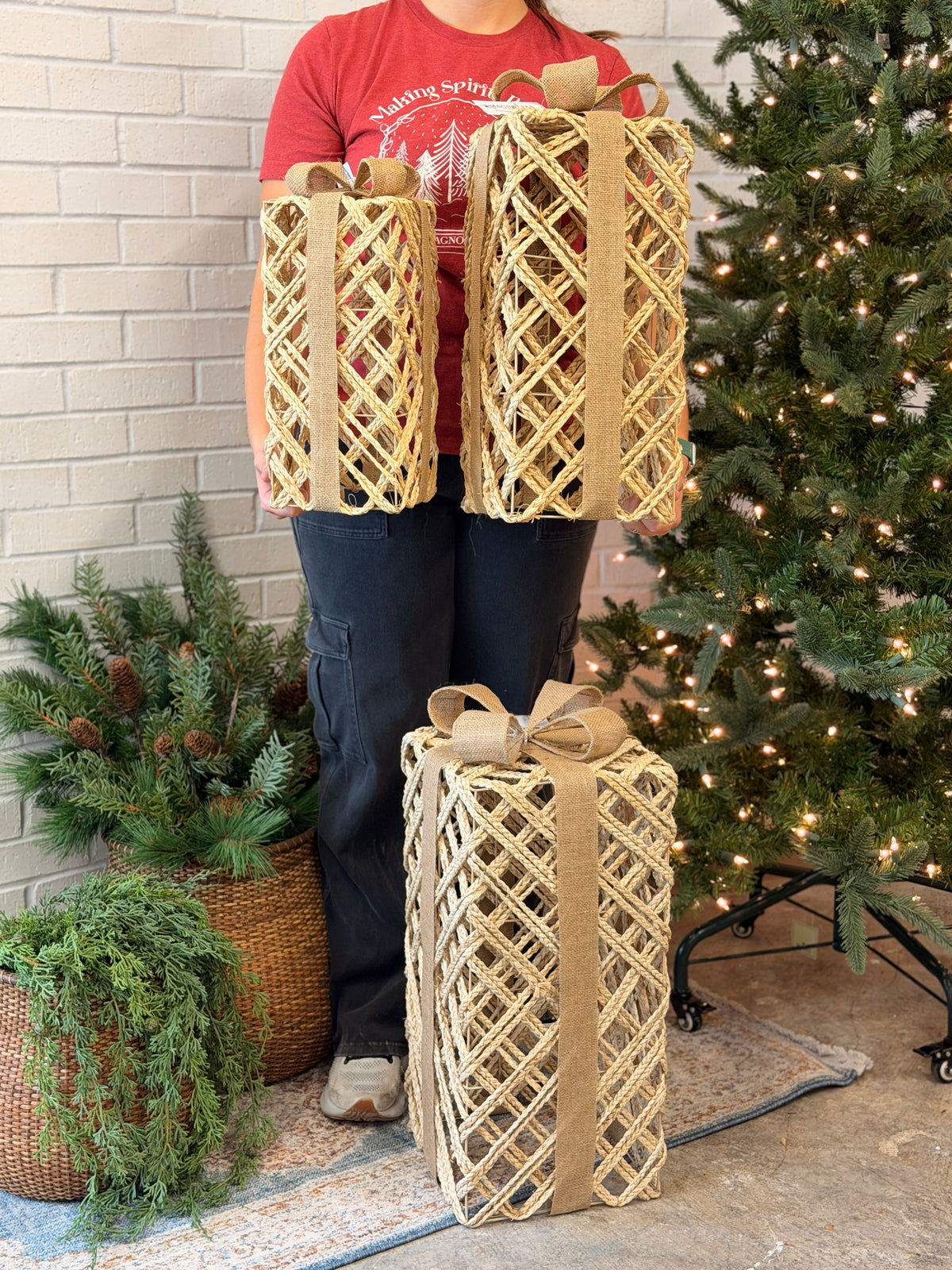 Jute Gift Box - 3 Sizes