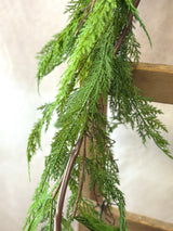 72" Winter Cypress Pine Garland