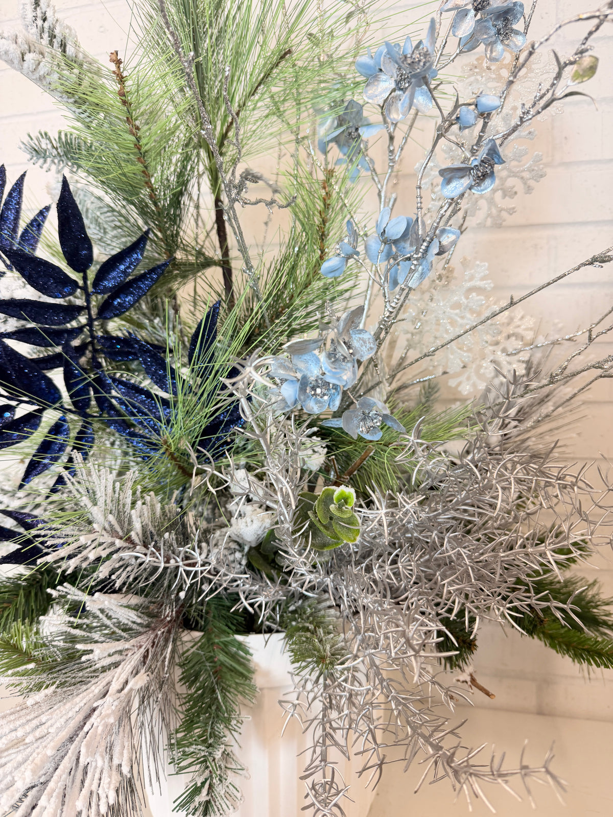 Frozen Winter Porch Pot Kit