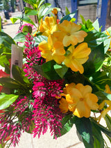 23" Summer Tropical Breeze Hanging Basket