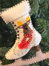 Handmade Ice Skate Ornament