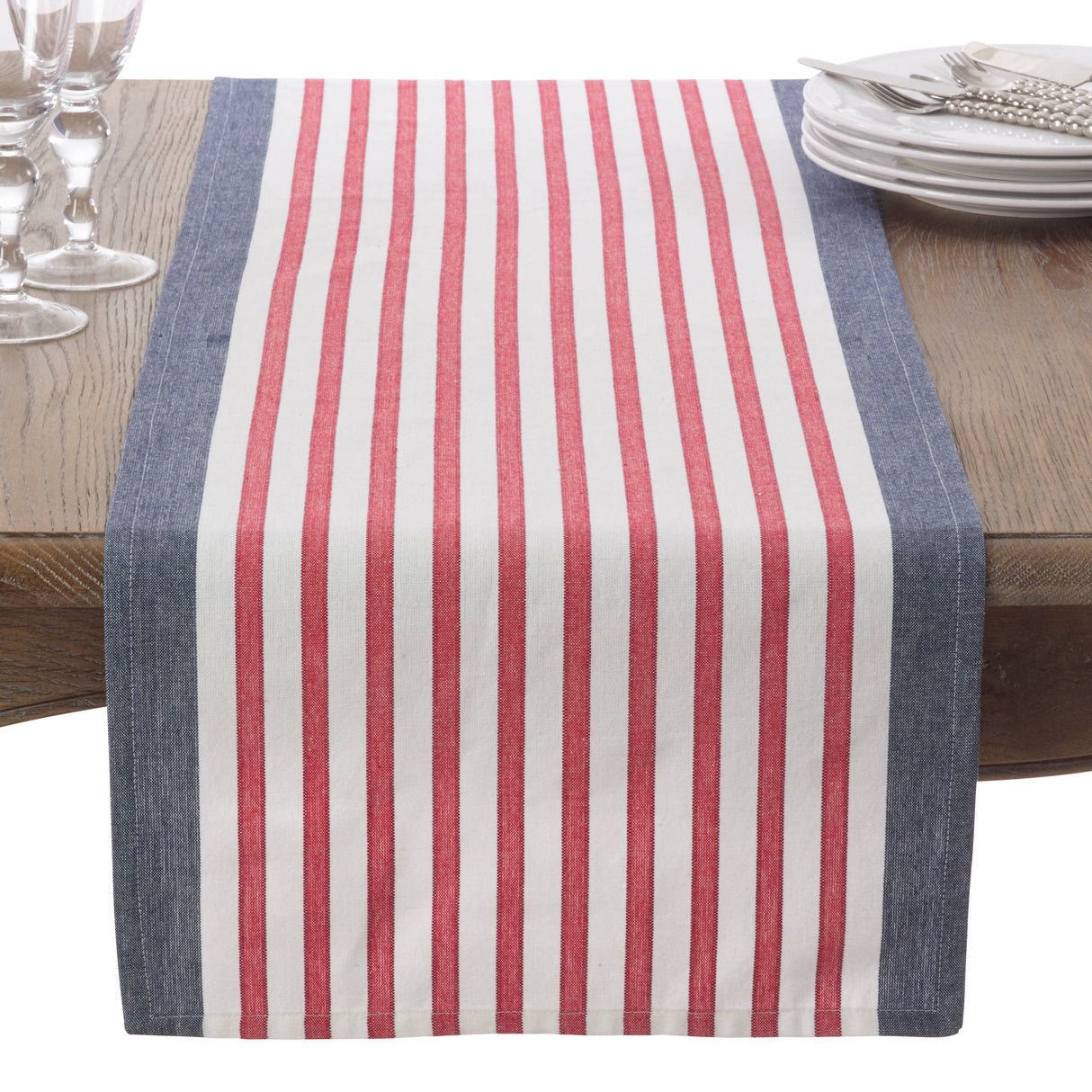 72" Striped 4th Table Runner