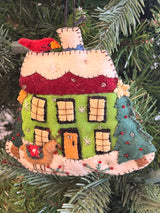 Handmade Green House Ornament
