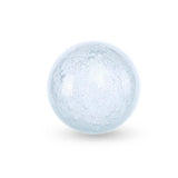 3" Clear Bubble Glass Orb