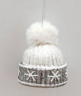 Winter Hat Glass Ornament