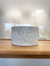 Cement Flower Print Pot