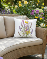 Butterfly Lavender Indoor/Outdoor Pillow