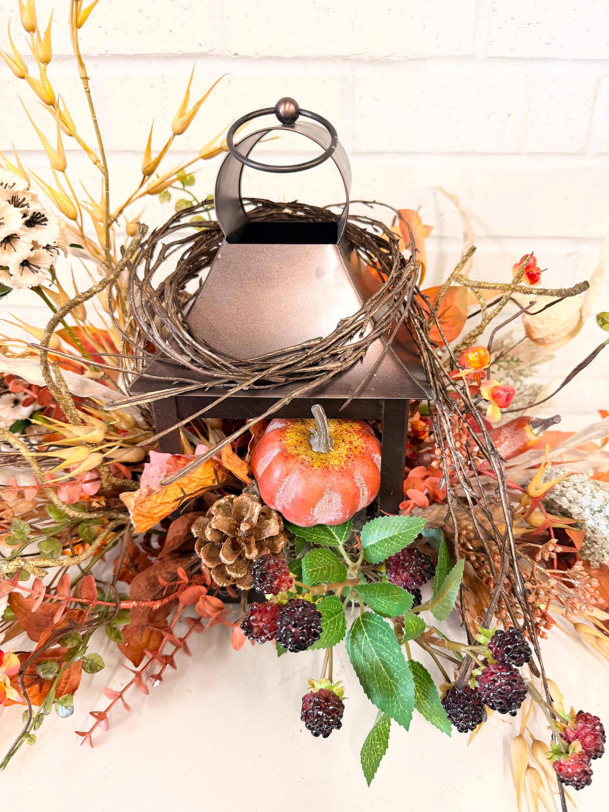 25" Harvest Lantern Centerpiece
