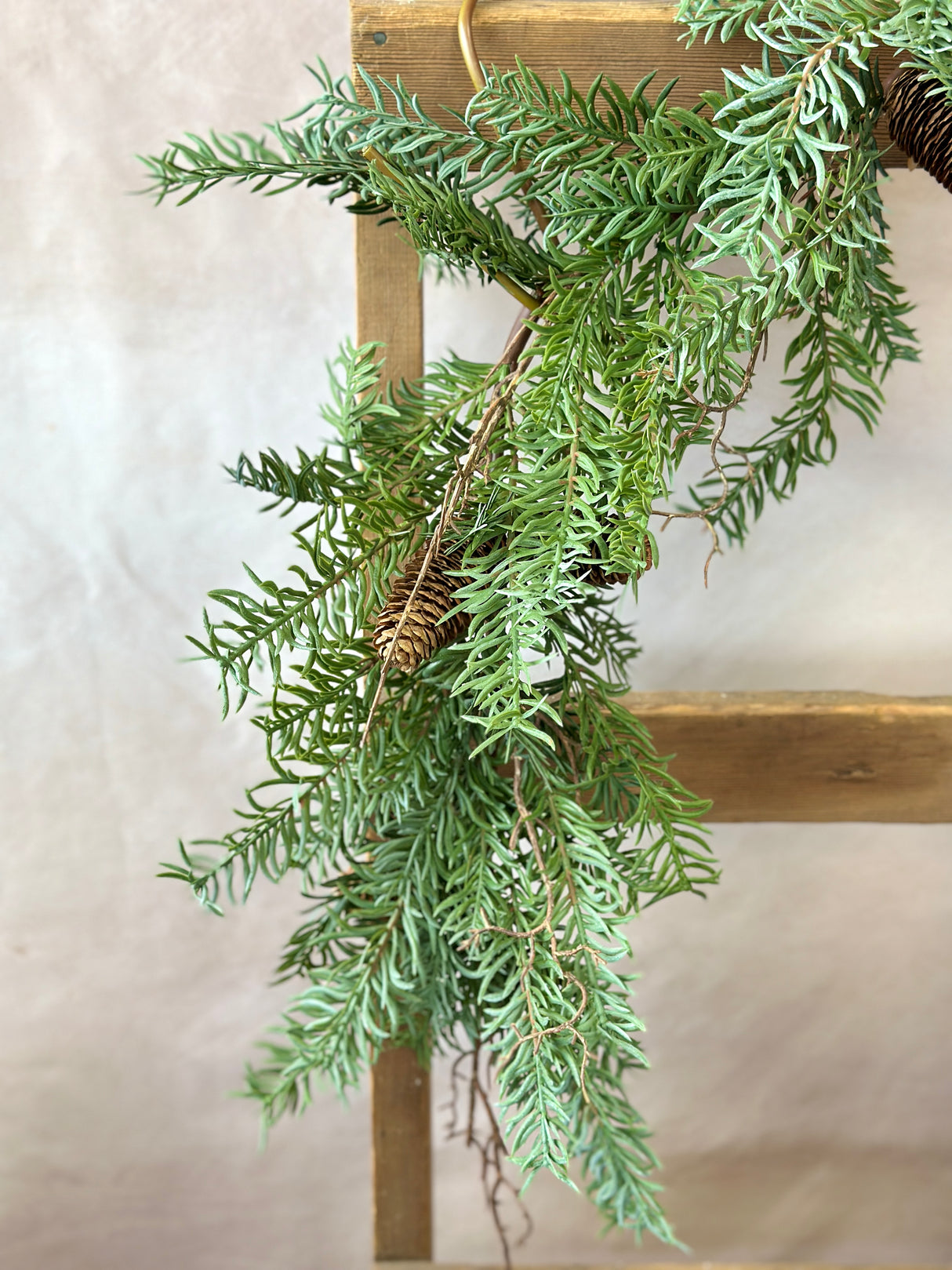66" All Is Calm Pine Garland