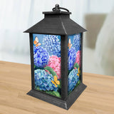 Colorful Hydrangeas Lantern