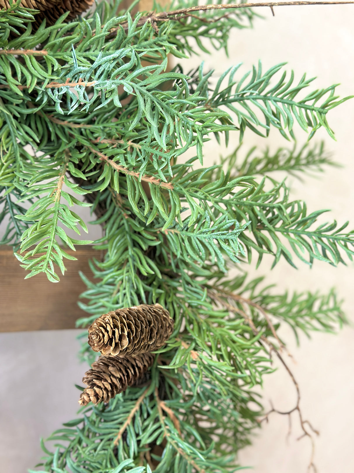 23" All Is Calm Pine Wreath