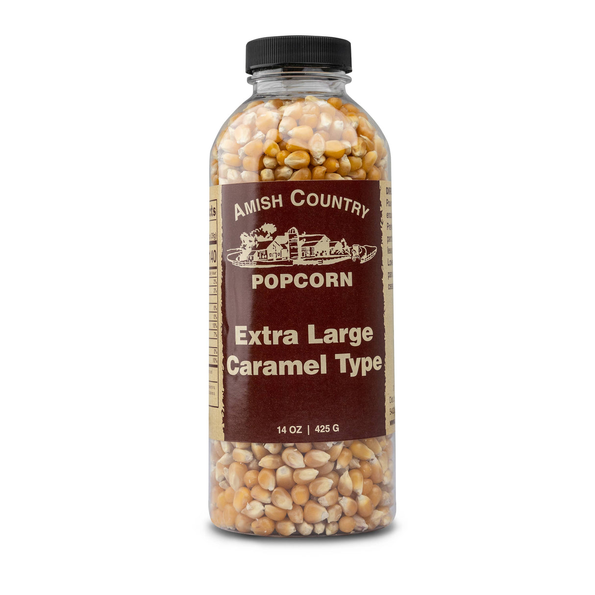 14oz Bottle of Extra Large Caramel Popcorn
