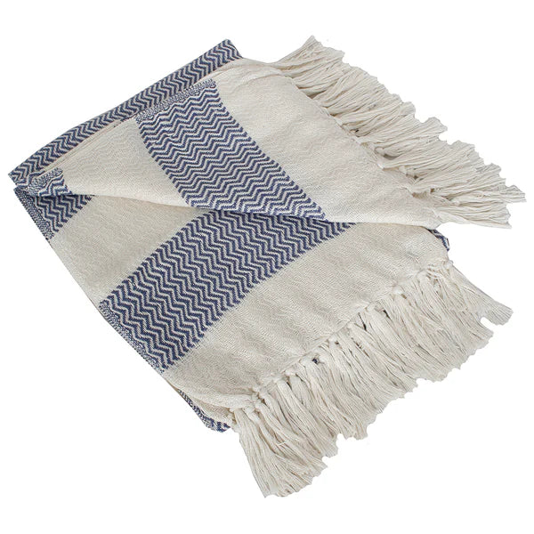 Indigo Indoor/Outdoor Throw Blanket