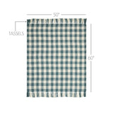 River Blue Heritage Check Throw Blanket
