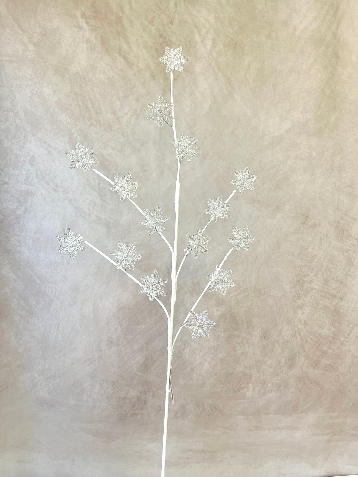 Opal Acrylic Snowflake Spray