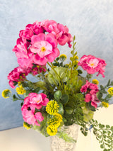 21" Geranium Drop-In