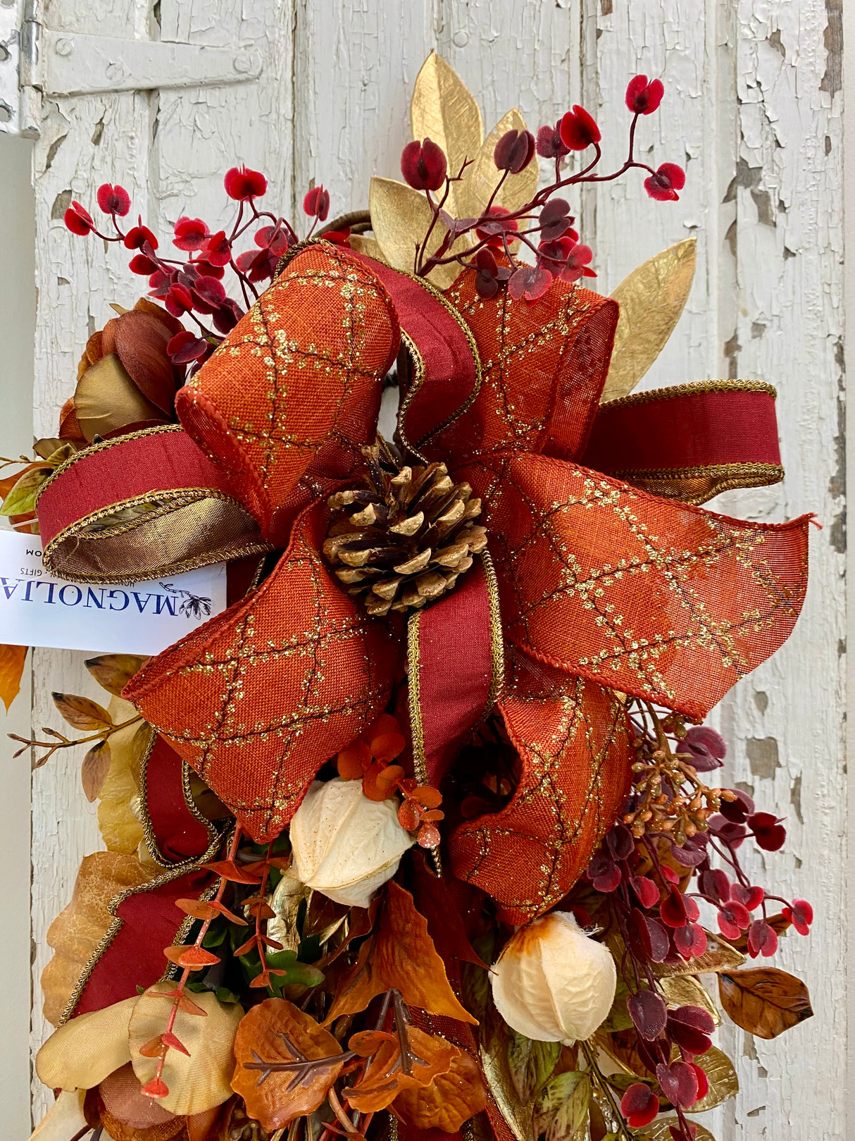 24" Autumn Reserve Vertical Swag