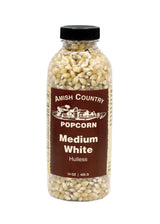 14oz Bottle of Medium White Hulless Popcorn