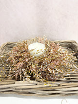 4.5" Ambermist Sage Candle Ring